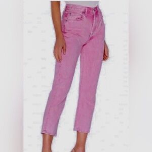 AGOLDE Riley Pink/Purple Crop Jean
 CUT# 48948
STYLE# A056-1183